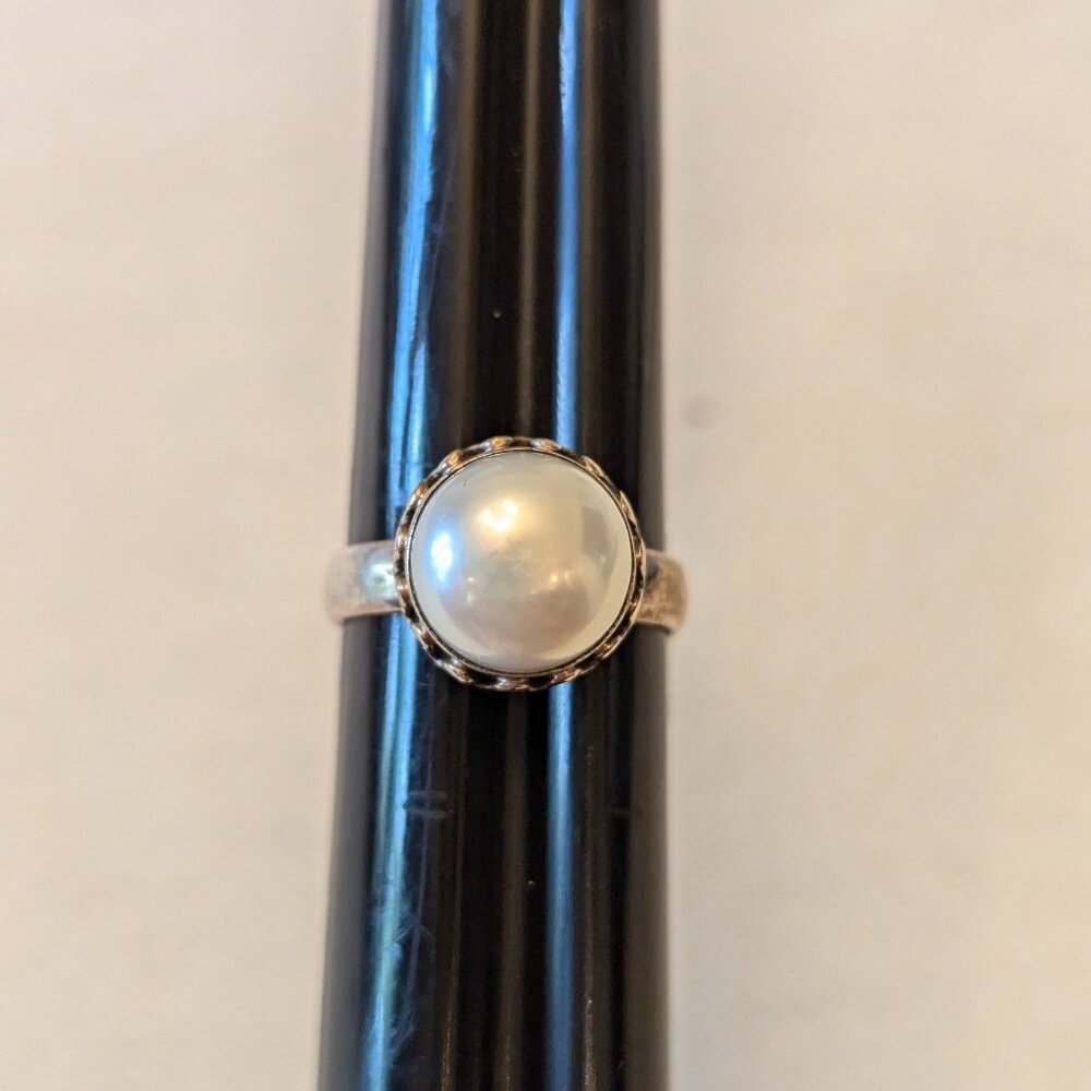 Ring River Pearl Sterling Silver - Classic And Casual Chic